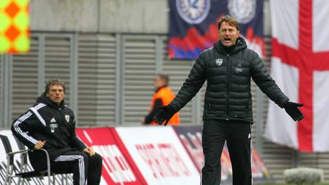 Ralph Hasenhüttl steht mit dem FC Ingolstadt auf Rang eins