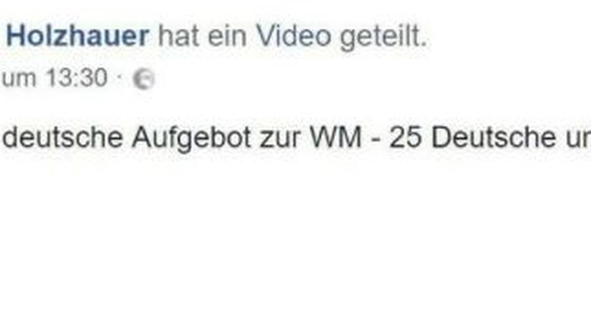 Hier der inzwischen gelöschte Facebook-Post von Holzhauer, der auf der Seite der Hessisch-Niedersächsischen Allgemeinen