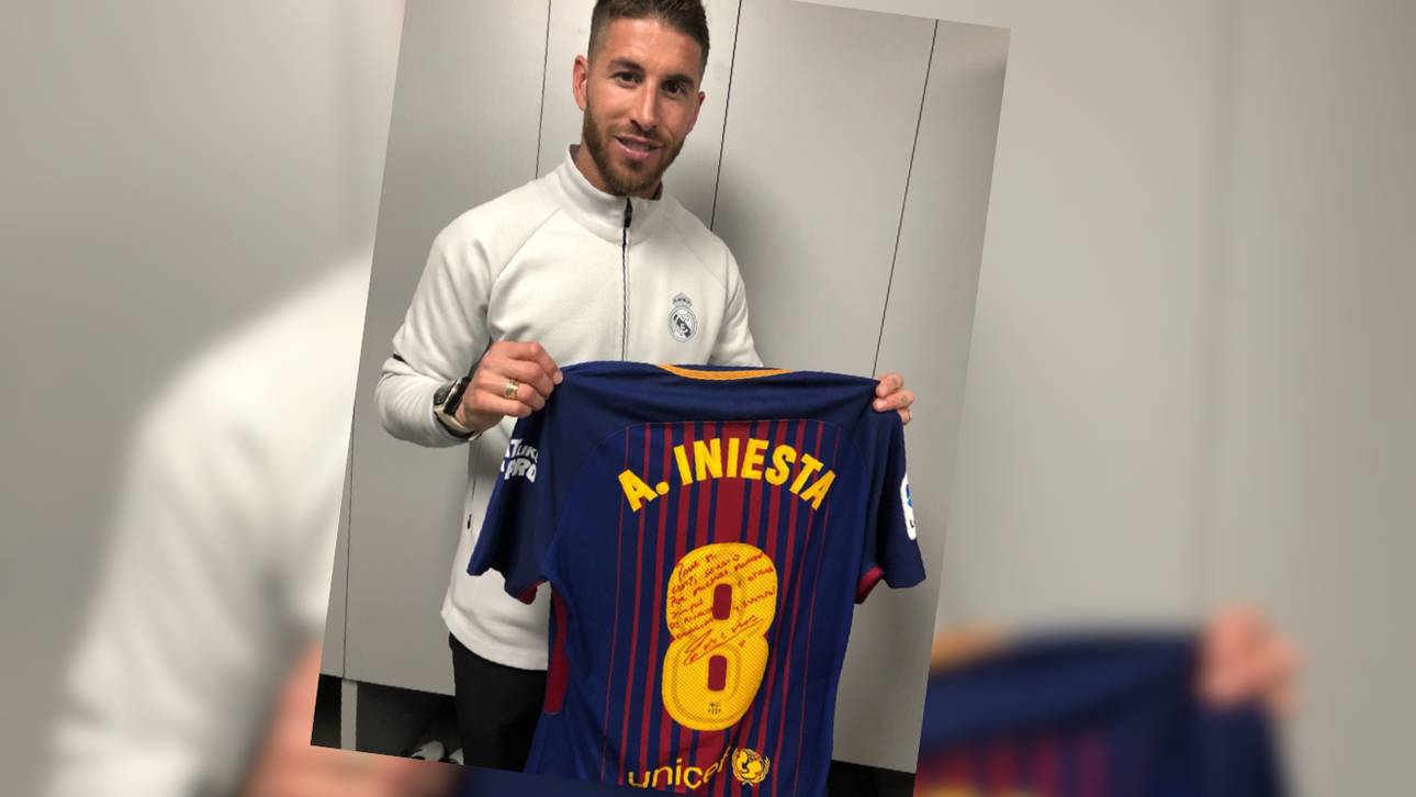 Große Geste: Iniesta beruhigt Ramos