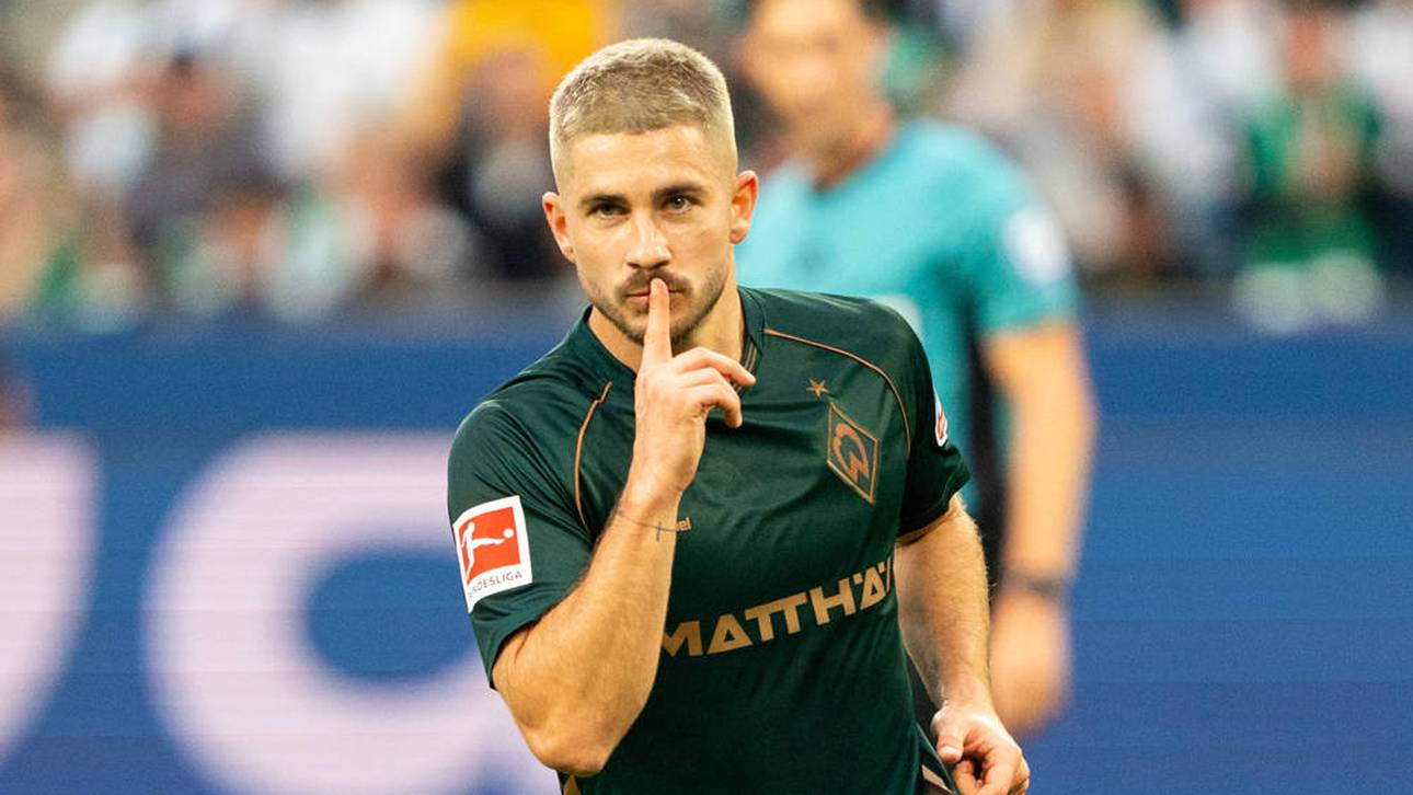 Romano Schmid trifft am Freitag mit dem SV Werder Bremen auf den FC Bayern München