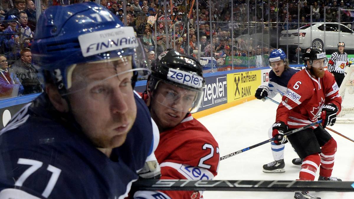 Harte Checks und mehr Krampf als filigranes Eishockey: Kanada und Finnland zeigen ein vor allem defensivgeprägtes Endspiel