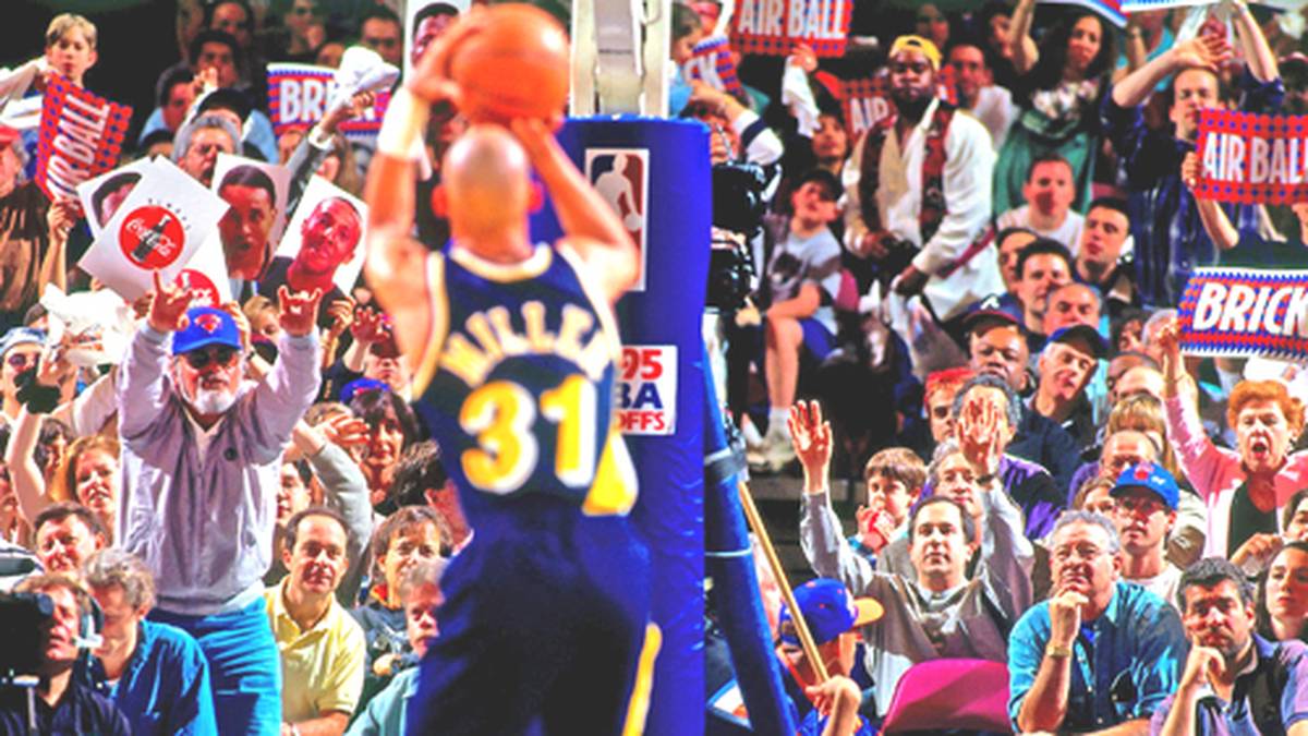 Basketball - NBA: 7. Mai 1995: Im ersten Halbfinal-Spiel der Eastern Conference scheint alles klar. 105:98 führen die New York Knicks gegen die Indiana Pacers 18 Sekunden vor Schluss, ehe Reggie Miller seinem Spitznamen "Killer-Miller" alle Ehre macht. Mit acht Punkten in neun Sekunden dreht er das Spiel - Indiana siegt mit 107:105