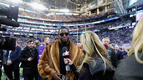 Rapper Sean Combs schnupperte beim Super Bowl NFL-Luft