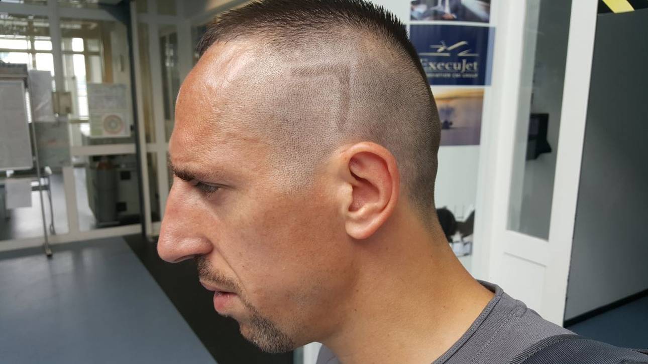 Ribery zeigt neue Glücksfrisur