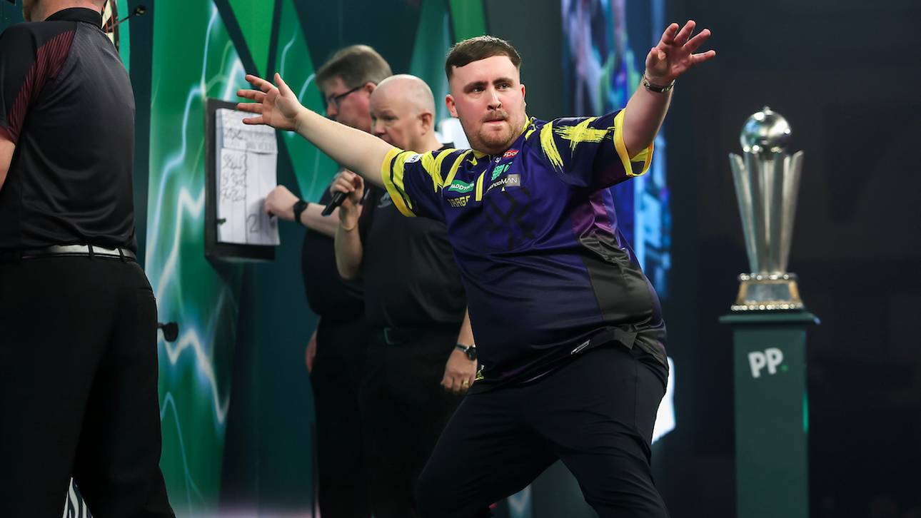 Luke Littler hat seinen Titel bei der Darts-WM verteidigt