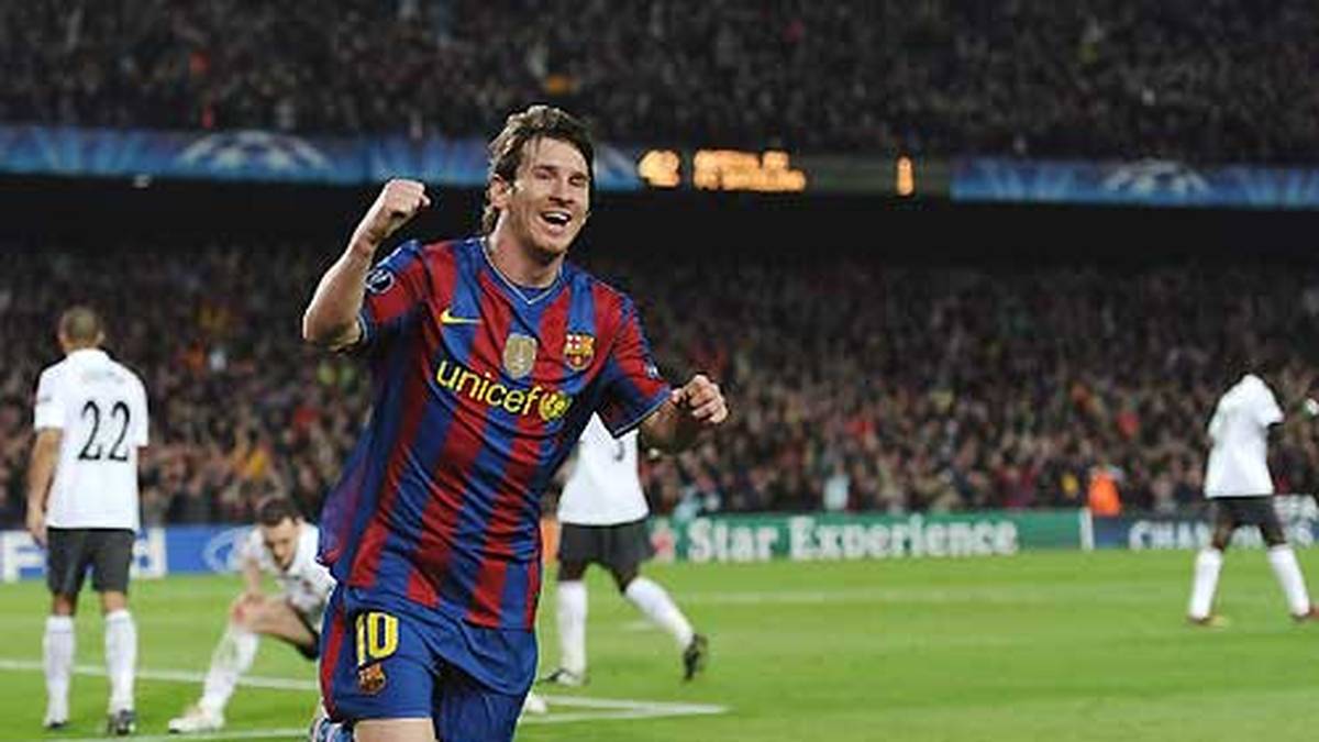 Ein Spiel wie aus einer Fabelwelt gelingt Messi auch 2010 beim 4:1-Sieg über den FC Arsenal. Mit vier Toren in einem Champions-League-Viertelfinale stellt der Argentinier damit einen Rekord auf