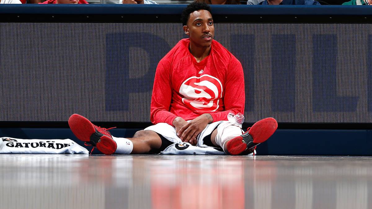 Jeff Teague wirkt von all dem Trubel eher unbeeindruckt. Von Frust kann angesichts des deutlichen 131:99 seiner Atlanta Hawks gegen die Brooklyn Nets eigentlich keine Rede sein