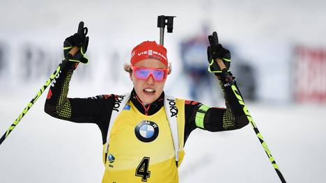 Laura Dahlmeier feiert ihren zweiten Saisonsieg 