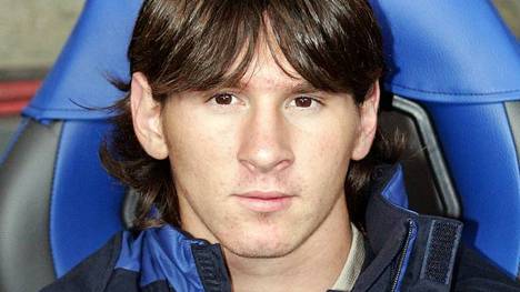 Der junge Lionel Messi bei Barca 2004