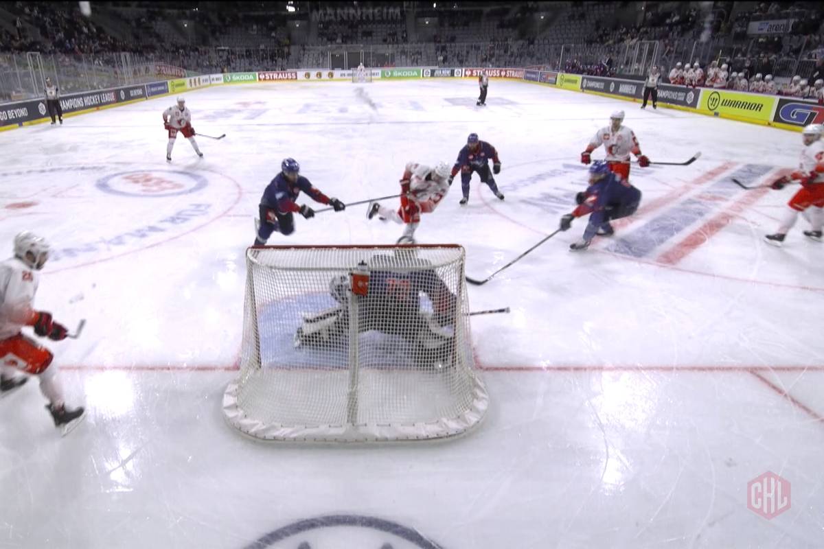 Für die Adler Mannheim ging es beim HC Lausanne um Rang eins der Gruppe. Die Adler waren  allerdings schon vor der Partie für das Achtelfinale qualifiziert.