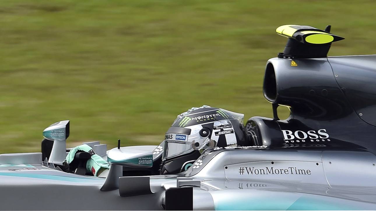 Rosberg hängt Vettel im ersten Duell ab