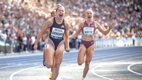 Gina Lückenkemper verbesserte in Berlin ihre persönliche Bestmarke über 100 Meter