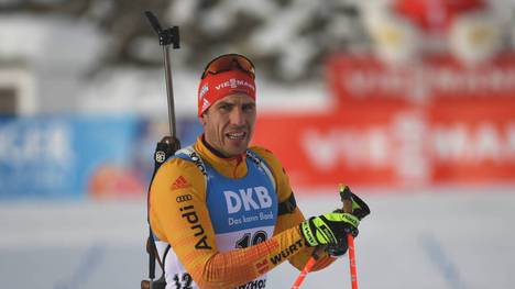Arnd Peiffer ist aktuell bester Deutscher im Biathlon-Gesamtweltcup