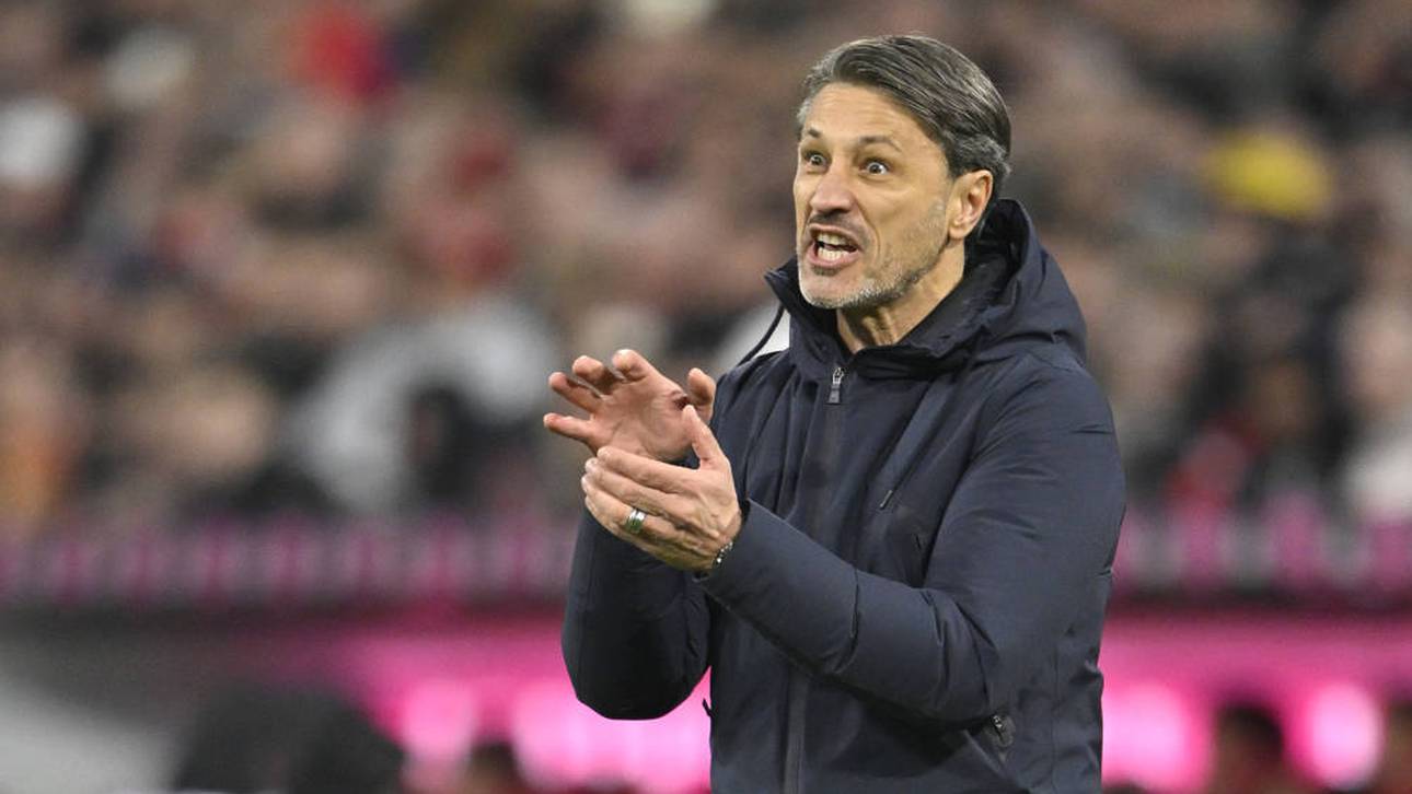 Niko Kovac war mit der Leistung von Schiedsrichter Bastian Dankert nicht zufrieden