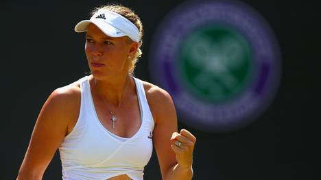 Caroline Wozniacki schied in Wimbledon im Achtelfinale aus