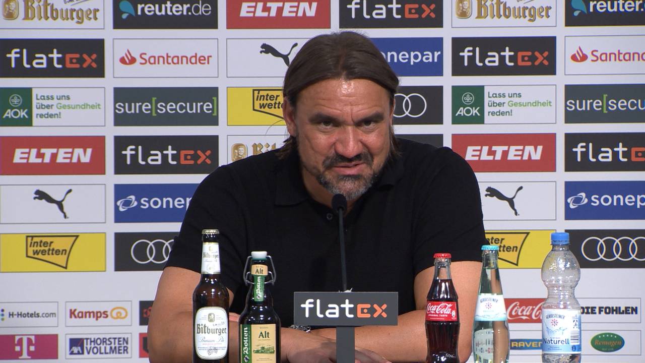 Bundesliga: Daniel Farke spricht über Gladbach-Niederlage
