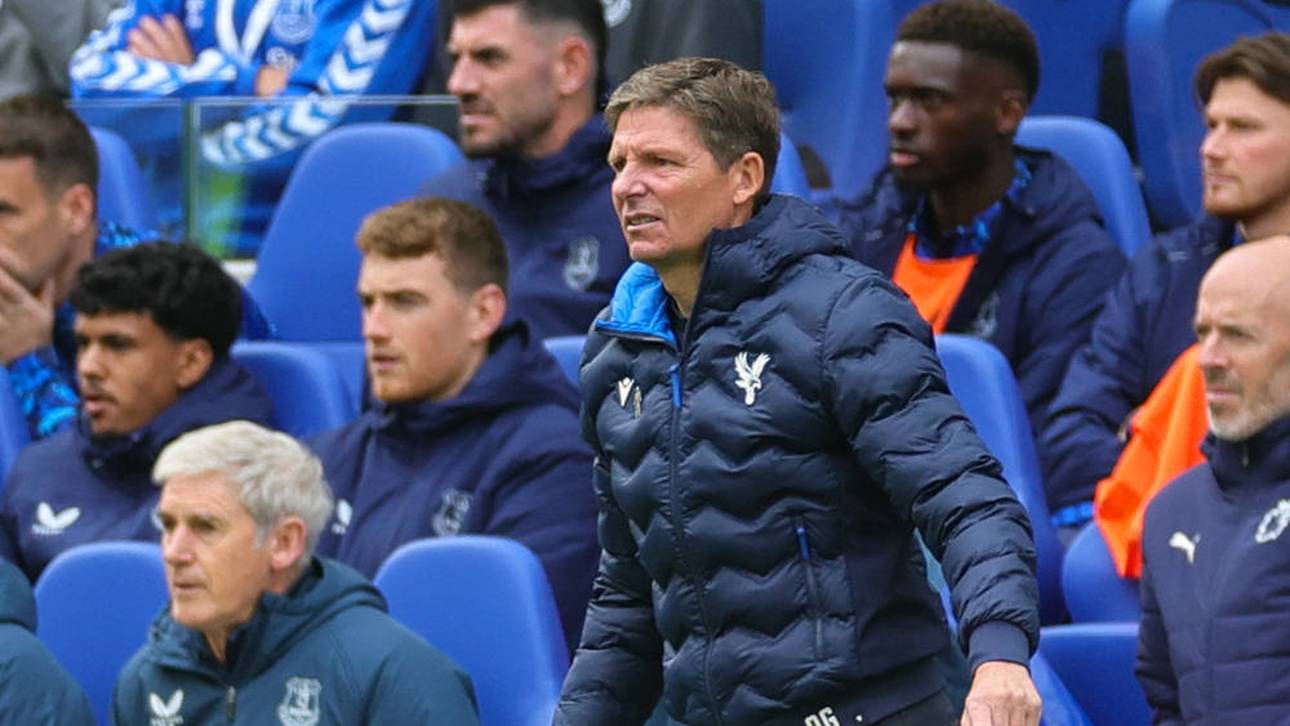 Oliver Glasner verlor mit Crystal Palace in Everton