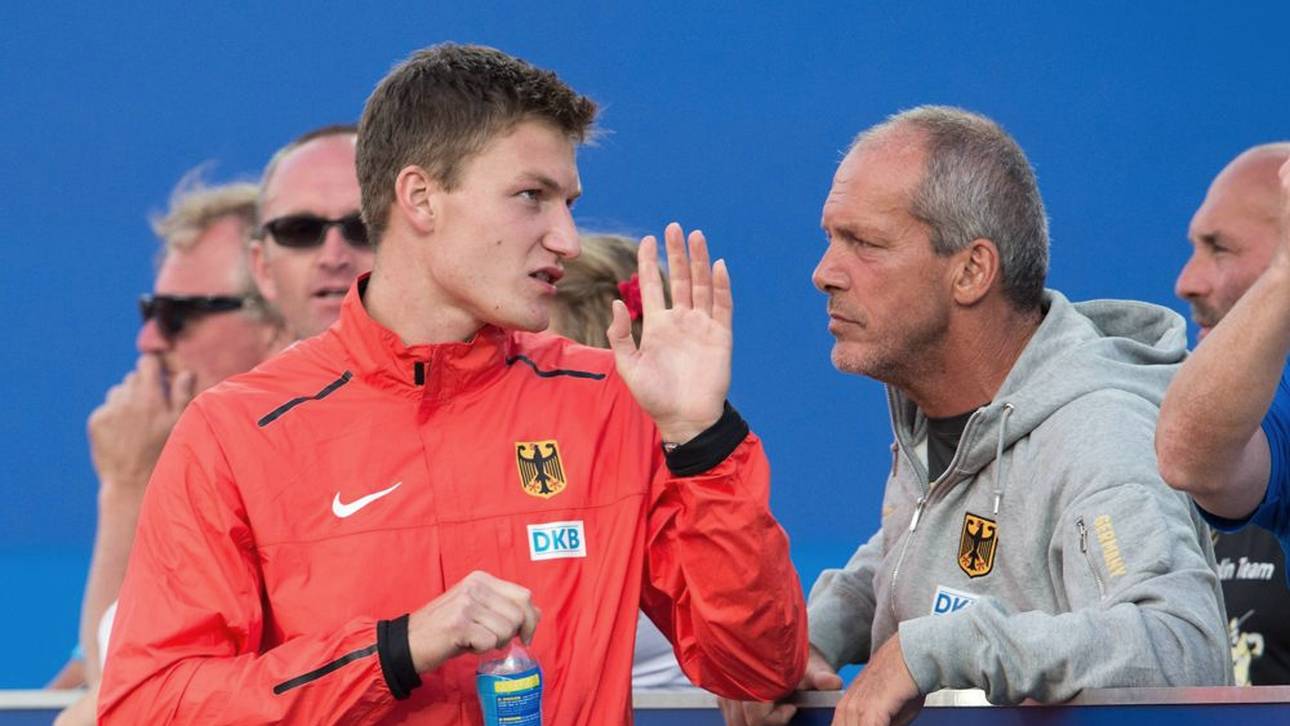 Thomas Röhler (l.) holte unter der Anleitung von Harry Schwuchow 2016 in Rio Olympia-Gold