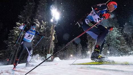 Philipp Nawrath verpasste mit der deutschen Biathlon-Staffel beim Weltcup in Östersund erneut einen Podestplatz