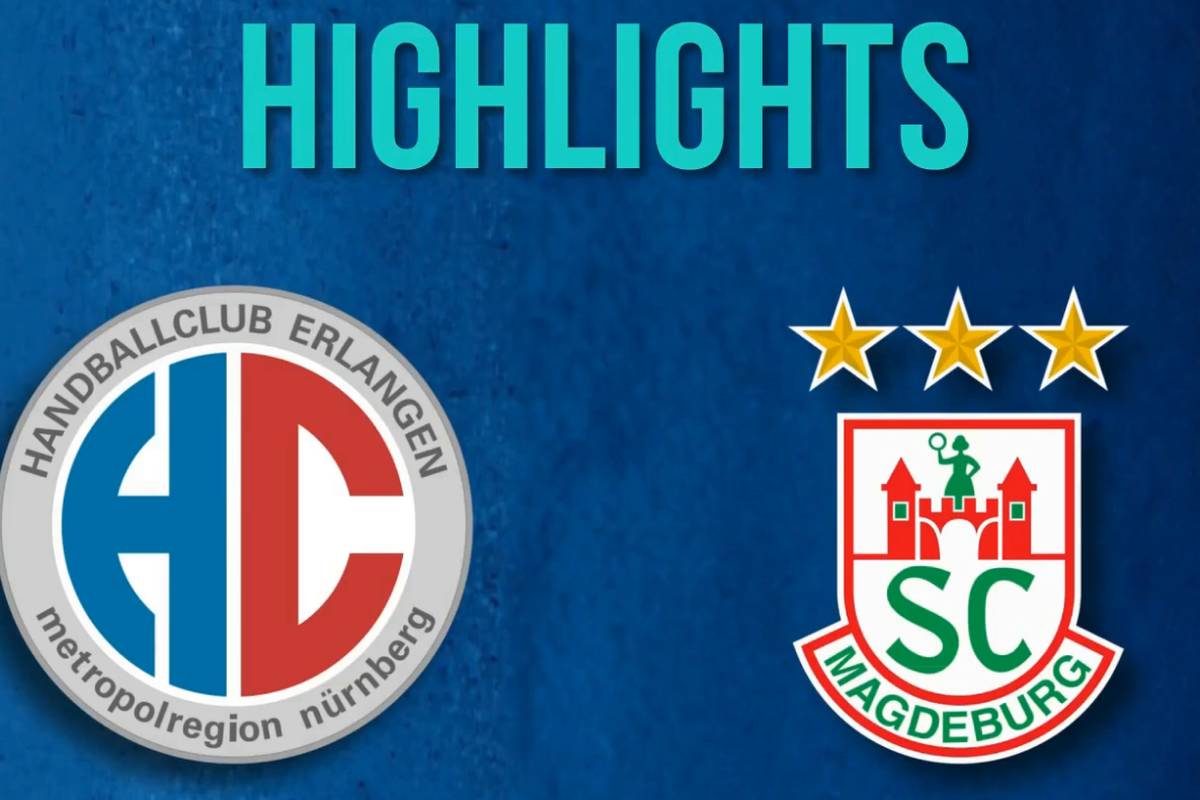 Die Highlights der Partie HC Erlangen - SC Magdeburg aus der Handball-Bundesliga im Video.