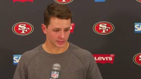 Beim 27:10-Sieg der San Francisco 49ers hat Quarterback Brock Purdy einen Rekord für die meisten Passing Yards in einer Saison aufgestellt. Head Coach Kyle Shanahan lobt den 24-Jährigen.