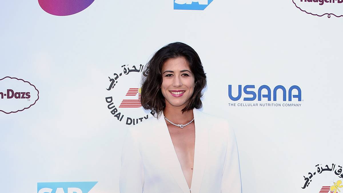 Garbine Muguruza wie immer elegant, so kennt man die Wahl-Katalanin eben