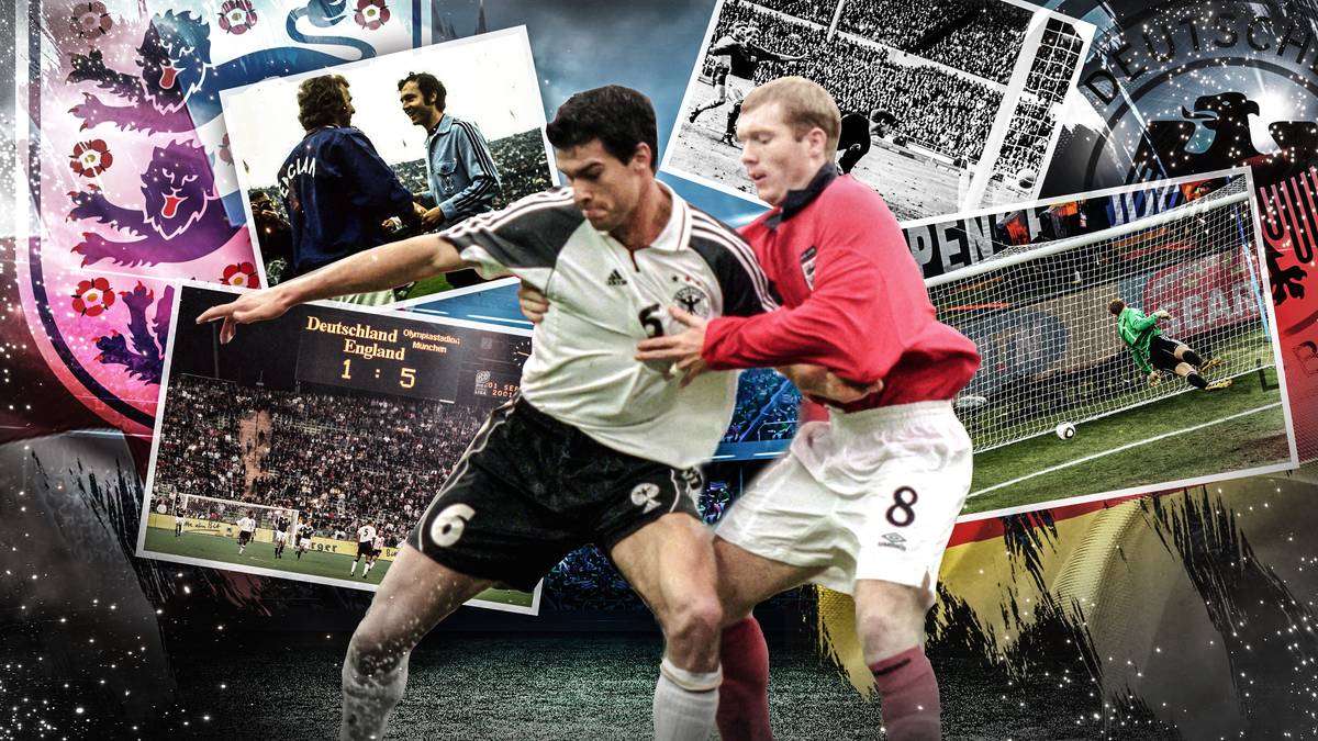 Heute Abend kommt es in London zum 36. Mal zum Aufeinandertreffen zwischen England und Deutschland (ab 21 Uhr im LIVETICKER). 