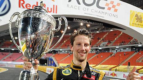 Romain Grosjean gewann 2012 das letzte Race of Champions