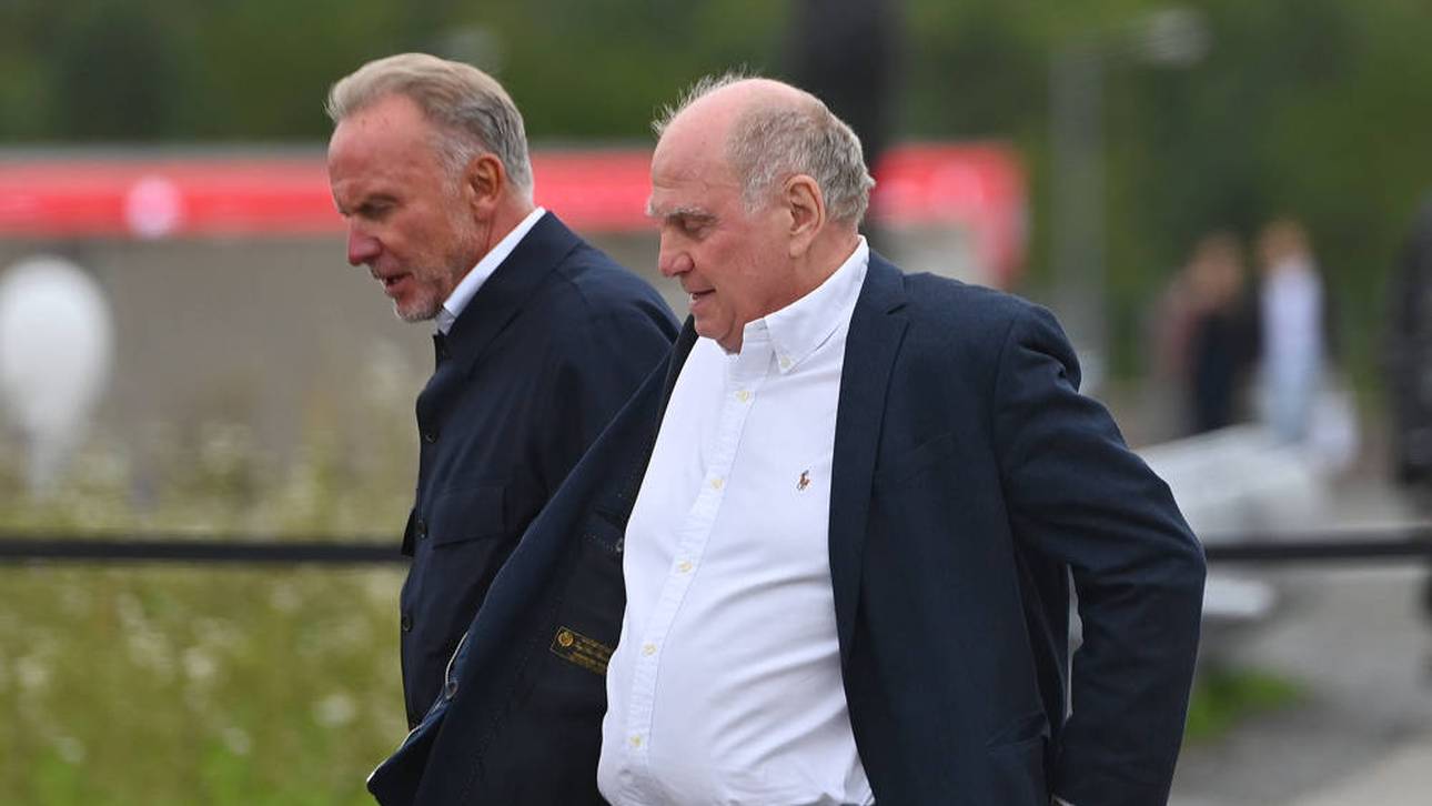 Karl-Heinz Rummenigge (l.) neben Uli Hoeneß