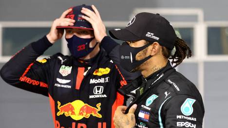 Max Verstappen (l.) war in Bahrain mit Red Bull unzufrieden