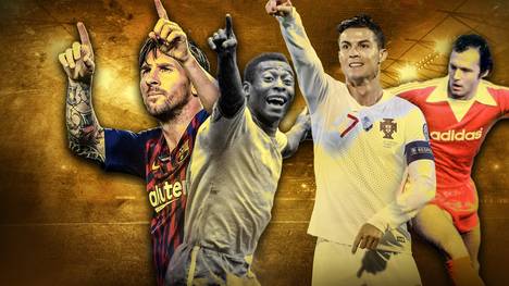 Messi? Pelé? Ronaldo? Beckenbauer? Wer ist der beste Fußballer aller Zeiten?