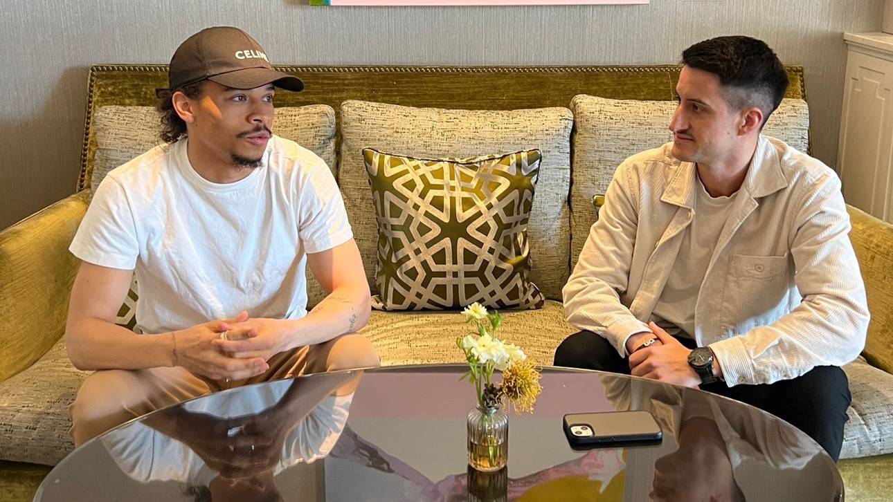 SPORT1-Chefreporter Kerry Hau traf Leroy Sané vor dem Champions-League-Kracher zum exklusiven Interview
