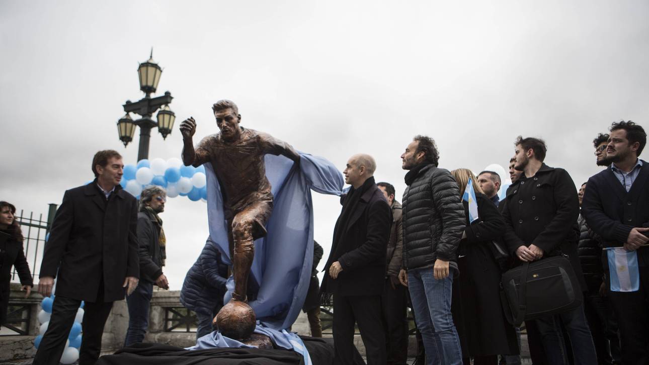 Messi-Statue in Buenos Aires zerstört