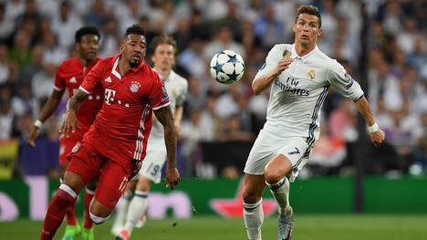 Cristiano Ronaldo (r.) wird seit Neuestem auch mit dem FC Bayern in Verbindung gebracht