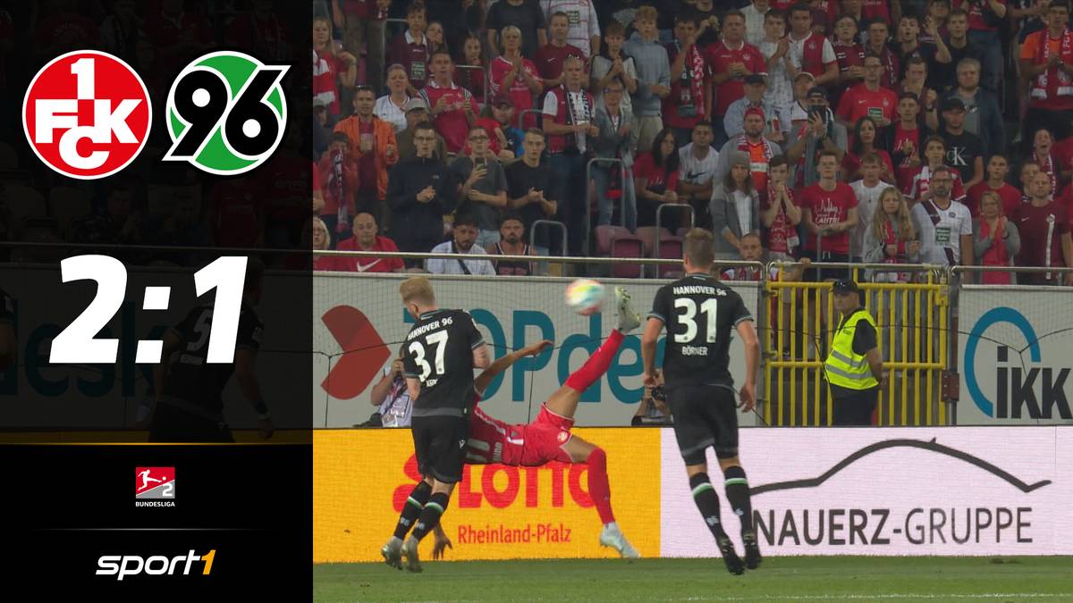 Der 1. FC Kaiserslautern hat sich mit einem Last-Minute-Sieg in der 2. Bundesliga zurückgemeldet. Nach vier Jahren in der dritten Liga meldet sich der Aufsteiger gegen Hannover 96 wieder zurück. 