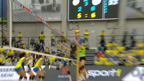 Der SSC Palmberg Schwerin wird seiner Favoritenrolle gegen den USC Münster gerecht. Greta Szakmary sorgt dabei für ein besonderes Highlight.