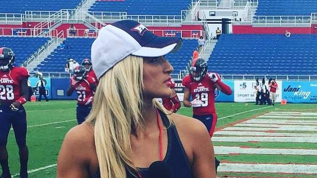 Safety Keanu Neal könnte seine Freundin Chelsey Tekavec wohl bald auch auf dem Spielfeld treffen