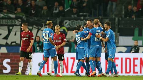 Hoffenheim feiert in Hannover seinen ersten Auswärtssieg