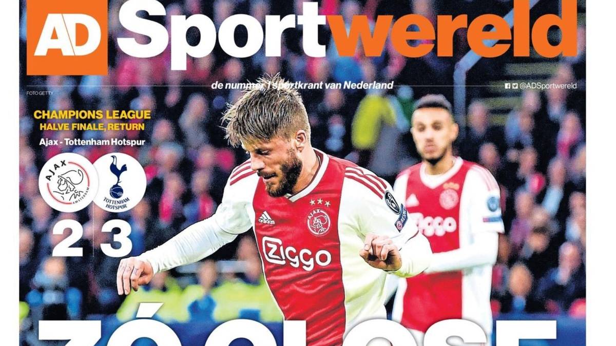 Sportwereld (Niederlande): "So nah dran! Die Niederlande ist in tiefer Trauer, nachdem Ajax eliminiert wurde"
