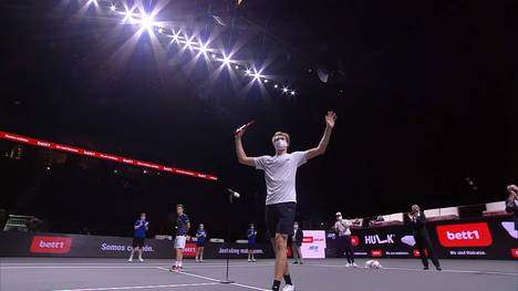 Alexander Zverev hat sich das Double am Dom gesichert. Mit einem klaren Zwei-Satz-Sieg über Diego Schwartzman holte sich der 23-Jährige in Köln den zweiten Titel in zwei Wochen.