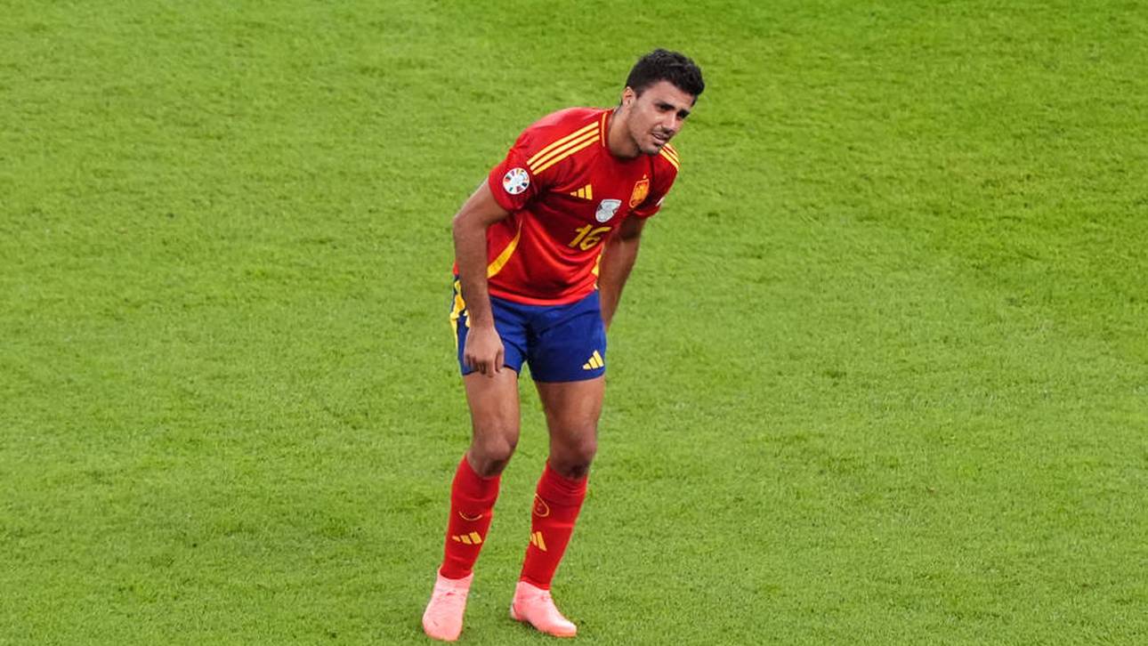 Rodri musste im EM-Finale gegen England in der Halbzeitpause ausgewechselt werden