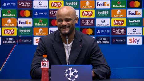 Die Familien der Bayern-Stars besuchten das Training vor dem Duell mit Atalanta Bergamo. Vincent Kompany erklärt den Hintergrund dieser Aktion.