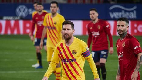 Lionel Messi machte in Pamplona einmal mehr den Unterschied