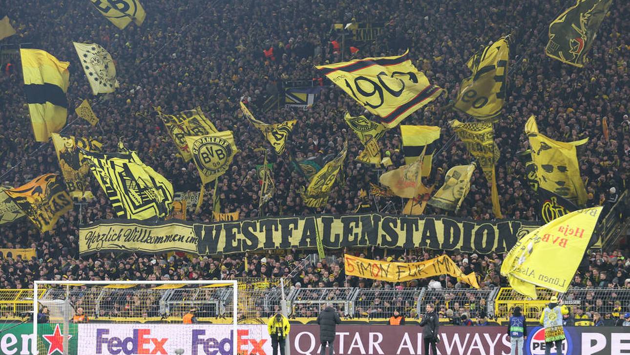 Fan-Boykott bei BVB-Spiel