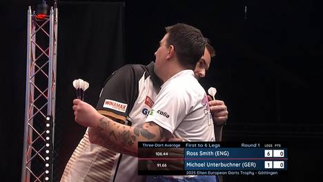 An ersten Tag der European Darts Trophy in Göttingen waren in der ersten Session direkt drei Deutsche gefordert und sorgten für einige Highlights.  
