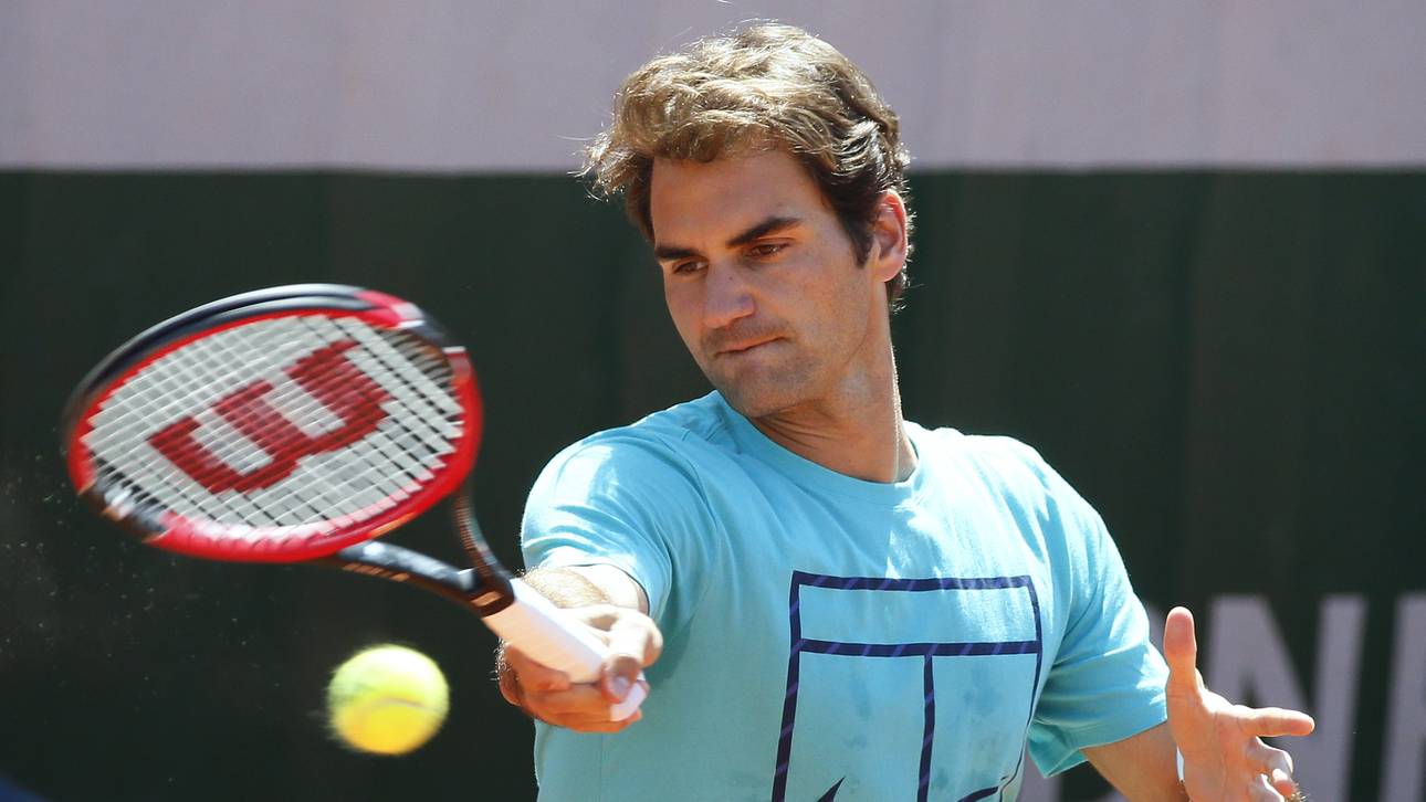 Auftakt der French Open mit Federer