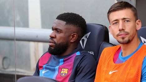 Samuel Umtiti (links) und Clement Lenglet sollen den FC Barcelona verlassen