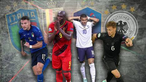 Italien und Belgien beeindruckten in der Vorrunde, Frankreich und Deutschland eher nicht. Welche Teams sind denn nun die Topfavoriten auf den EM-Titel?
