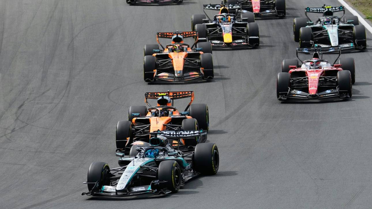 Russell gewinnt Sprint in Zandvoort – Antonelli Dritter