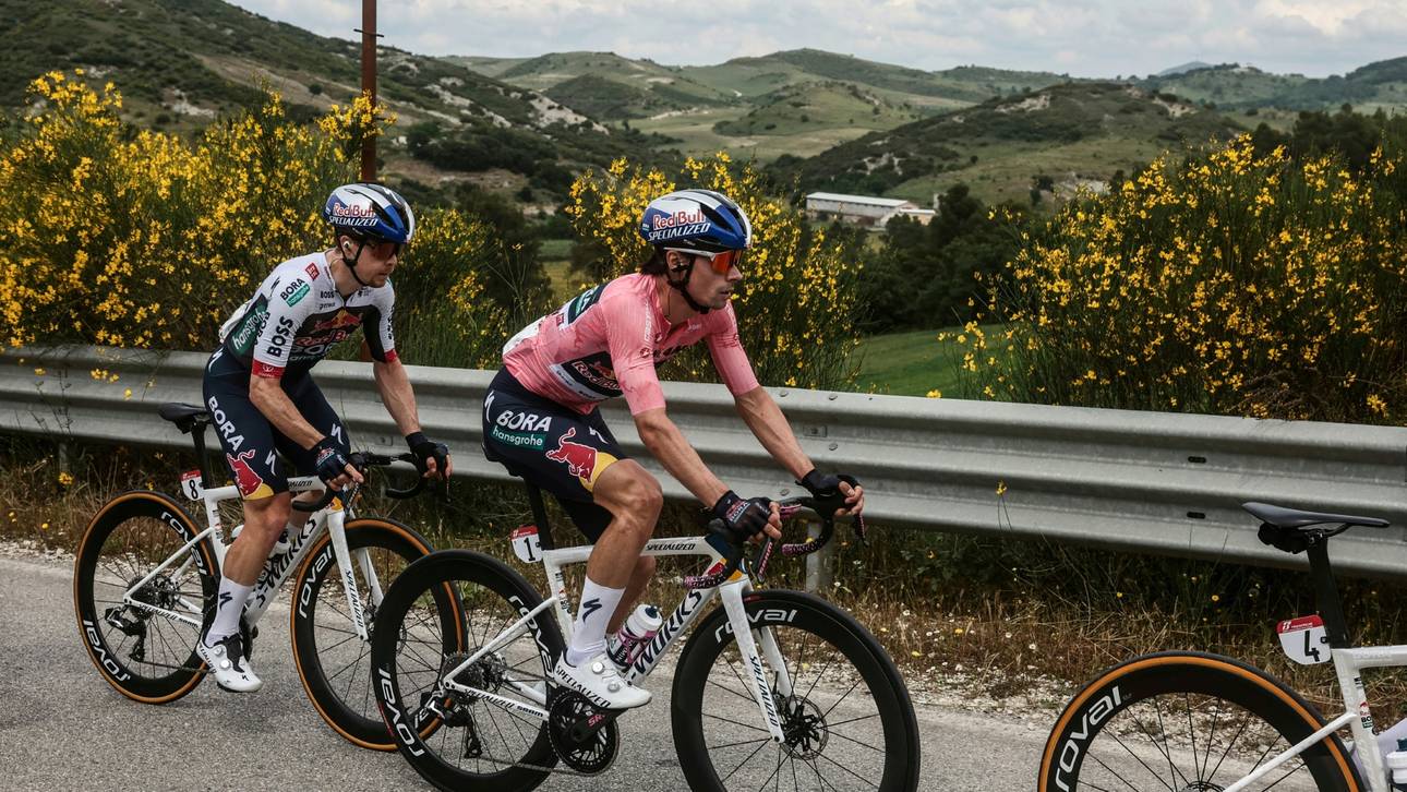 Giro: Roglic verliert Rosa Trikot an Pedersen